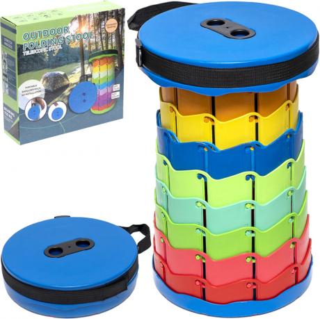 Стілець розкладний телескопічний кольоровий XH-36 Стілець розкладний телескопічний кольоровий XH-36