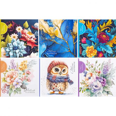 Блокнот 10*10см "Мандарин" 48 листов, интегр. обкл., ячейка 226804/БК011/1-8 Блокнот 10*10см "Мандарин" 48 листов, интегр. обкл., ячейка 226804/БК011/1-8