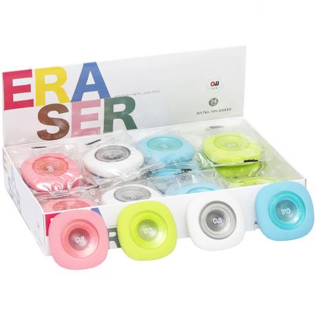 Ластик цветной с держаем HR-04449 Ластик цветной с держаем HR-04449