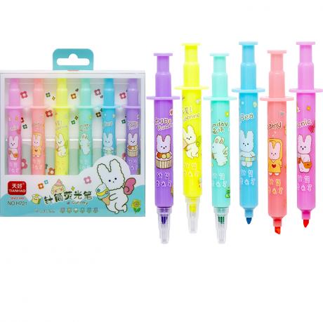 Набор фломастеров 6 цветов "Шприц" H721-6 Набор фломастеров 6 цветов "Шприц" H721-6