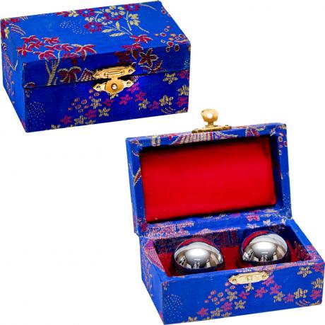 Шары массажные 2шт D3,5см музыкальные "Сталь" №5-2 Шары массажные 2шт D3,5см музыкальные "Сталь" №5-2