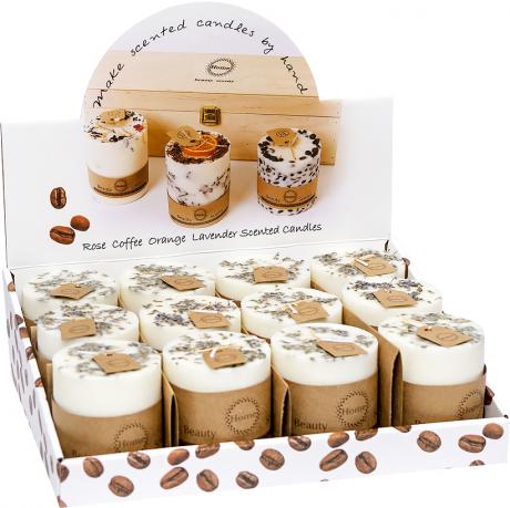 Ароматична свічка 7,5*8,5см Lavender KF001-1 Ароматична свічка 7,5*8,5см Lavender KF001-1