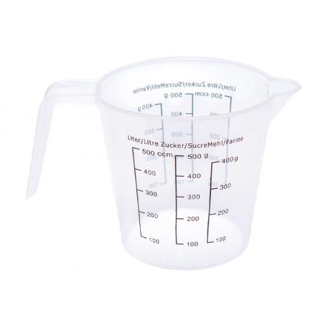 Склянка мірна пластикова 500мл Склянка мірна пластикова 500мл