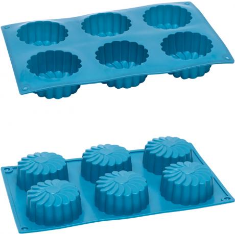 Форма силіконова 6шт на планшеті FY-0197, 27*17*3см Форма силіконова 6шт на планшеті FY-0197, 27*17*3см