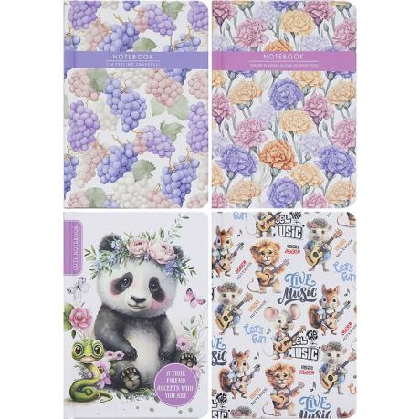 Блокнот А5 Мандарин 64л. чистий лист 80г/м2, тверда обкл. 9532/-33/-34/-35 Блокнот А5 Мандарин 64л. чистий лист 80г/м2, тверда обкл. 9532/-33/-34/-35