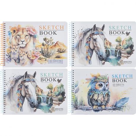 Блокнот скетчбук А5 Мандарин тверда обкл. 60л. чистий лист 120г/м2 9588/-89/-90 Блокнот скетчбук А5 Мандарин тверда обкл. 60л. чистий лист 120г/м2 9588/-89/-90