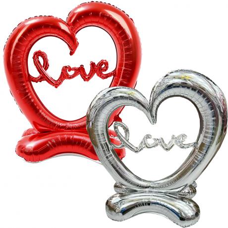 Кулька фольгована підлогова Серце LOVE 80см FL-013 Кулька фольгована підлогова Серце LOVE 80см FL-013