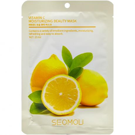 Маска тканинна зволожуюча 25мл для обличчя Vitamin C 722142/7275 Маска тканинна зволожуюча 25мл для обличчя Vitamin C 722142/7275