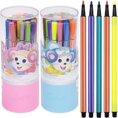 Фломастер у пластиковому тубусі 24 кольори 1662A-24 Фломастер у пластиковому тубусі 24 кольори 1662A-24