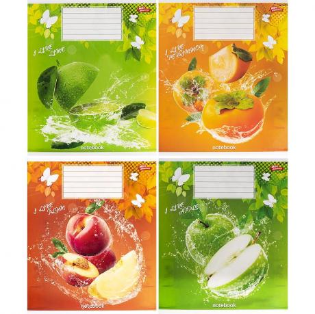 Зошит кольоровий 12 аркушів, лінія 3526 Зошит кольоровий 12 аркушів, лінія 3526