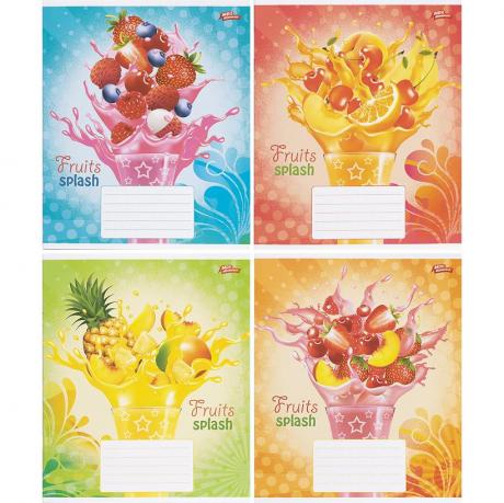 Зошит кольоровий 18 аркушів, клітинка 3500 Зошит кольоровий 18 аркушів, клітинка 3500