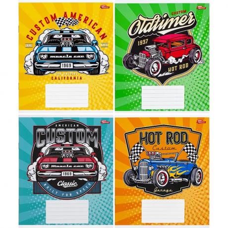 Зошит кольоровий 18 аркушів, клітинка 3508 Зошит кольоровий 18 аркушів, клітинка 3508