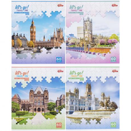 Зошит кольоровий 60 листів, клітина 3372N Зошит кольоровий 60 листів, клітина 3372N