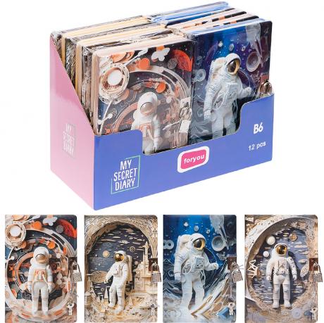 Блокнот В6 на замочку 19*12,5см 96ар. тверда обкладинка, поролон 1903-8 лінія Блокнот В6 на замочку 19*12,5см 96ар. тверда обкладинка, поролон 1903-8 лінія