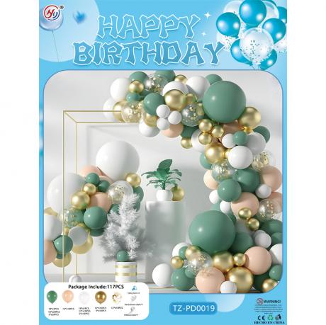 Набір повітряних куль 117шт для створення фотозони - арки TZ-PD0019 Набір повітряних куль 117шт для створення фотозони - арки TZ-PD0019