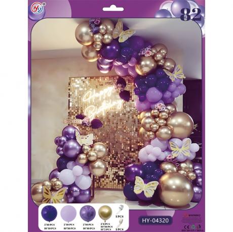 Набір повітряних куль 82шт для створення фотозони - арки HY-04320 Набір повітряних куль 82шт для створення фотозони - арки HY-04320