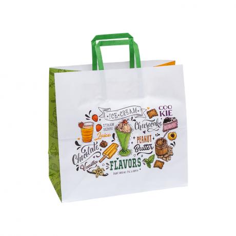 Пакет паперовий КРАФТ білий 32х15х30см KGB 323015-30 Пакет паперовий КРАФТ білий 32х15х30см KGB 323015-30