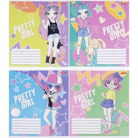 Зошит кольоровий 12 листів, клітина 3499 Зошит кольоровий 12 листів, клітина 3499