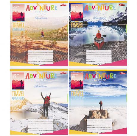 Зошит кольоровий 12 листів, клітина 3698 Зошит кольоровий 12 листів, клітина 3698