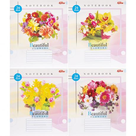 Зошит кольоровий 24 аркуша, лінія 3730 Зошит кольоровий 24 аркуша, лінія 3730