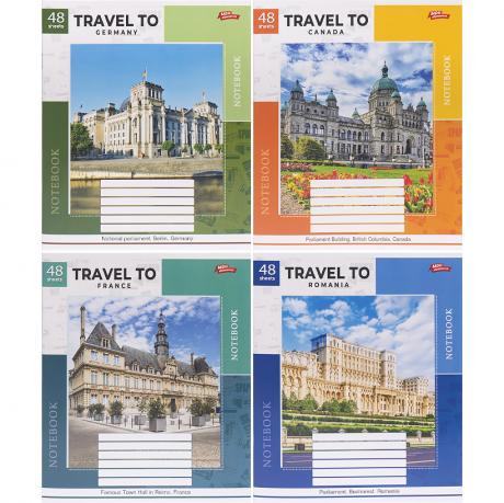 Зошит кольоровий 48 аркушів, клітинка 3734 Зошит кольоровий 48 аркушів, клітинка 3734