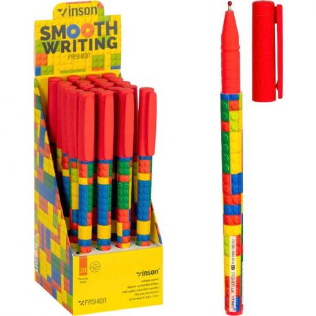 Ручка масляна VINSON синя A16 Ручка масляна VINSON синя A16