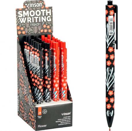 Ручка масляна VINSON синя F7 автоматична Ручка масляна VINSON синя F7 автоматична