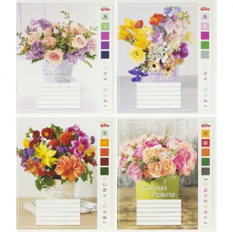 Зошит кольоровий 36 аркушів, клітинка 3758 Зошит кольоровий 36 аркушів, клітинка 3758