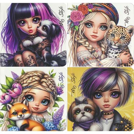 Блокнот 120*120мм Fresh 48ар. чистий лист 70г/м2, тверда обкл. 9810/-11/-12/-13 Блокнот 120*120мм Fresh 48ар. чистий лист 70г/м2, тверда обкл. 9810/-11/-12/-13