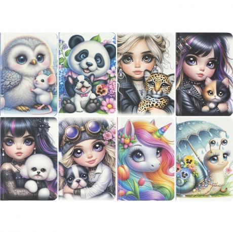 Блокнот 140*95мм Fresh 64ар. чистий лист 60г/м2, тверда обкл. 9814-9821 Блокнот 140*95мм Fresh 64ар. чистий лист 60г/м2, тверда обкл. 9814-9821