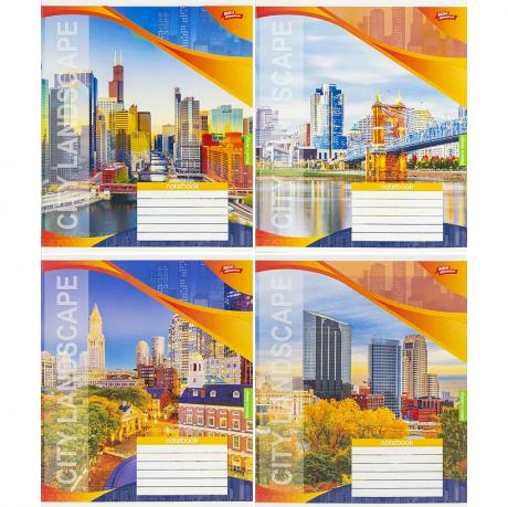 Зошит кольоровий 18 аркушів, клітинка 3796 Зошит кольоровий 18 аркушів, клітинка 3796