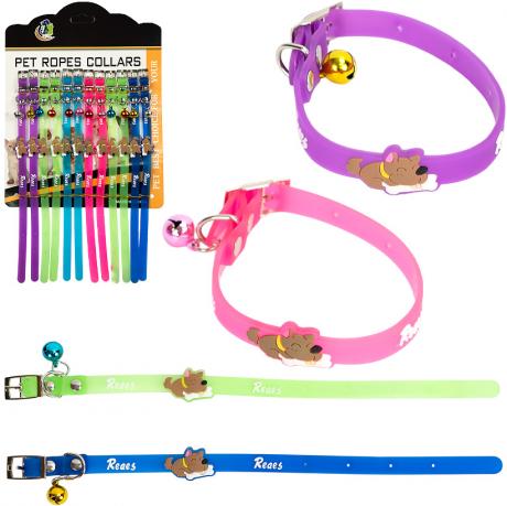 АКЦІЯ! Нашийник люмінесцентний з дзвіночком, регульований для домашніх тварин 727 АКЦІЯ! Нашийник люмінесцентний з дзвіночком, регульований для домашніх тварин 727