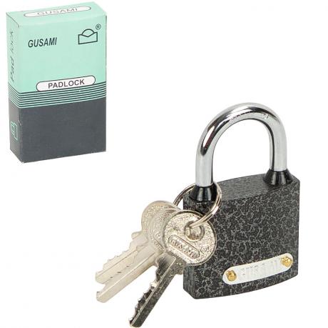 Замок навісний 38мм GUSAMI PADLOCK GM-01-38 з антивандальним корпусом Замок навісний 38мм GUSAMI PADLOCK GM-01-38 з антивандальним корпусом