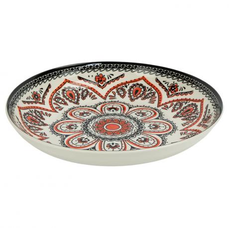Тарілка керамічна з візерунком D20,5*5,5см 500мл 6895-71 Тарілка керамічна з візерунком D20,5*5,5см 500мл 6895-71
