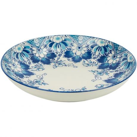 Тарілка керамічна з візерунком D23*6,5см 700мл 6895-78 Тарілка керамічна з візерунком D23*6,5см 700мл 6895-78