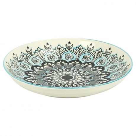 Тарілка керамічна 8-ка з візерунком D20,5*5,5см 500мл 6895-86 Тарілка керамічна 8-ка з візерунком D20,5*5,5см 500мл 6895-86