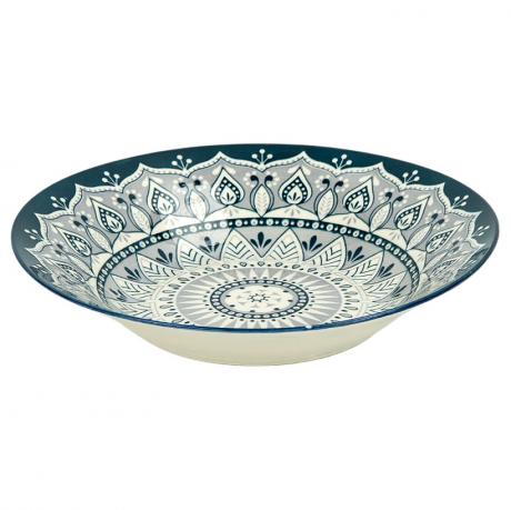 Тарілка супова керамічна 8-ка з візерунком D20*6cм 500мл 6895-112 Тарілка супова керамічна 8-ка з візерунком D20*6cм 500мл 6895-112