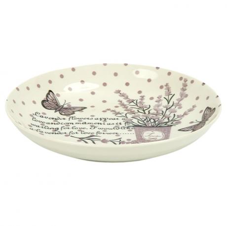 Тарілка керамічна 8-ка з візерунком D20,5*5,5см 500мл 6895-114 Тарілка керамічна 8-ка з візерунком D20,5*5,5см 500мл 6895-114