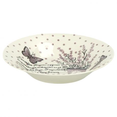 Тарілка супова керамічна 8-ка з візерунком D20*6cм 500мл 6895-115 Тарілка супова керамічна 8-ка з візерунком D20*6cм 500мл 6895-115