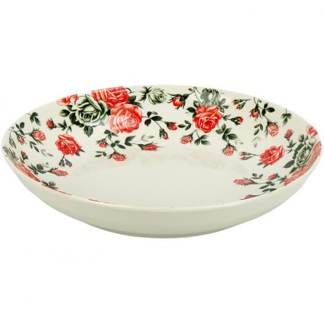 Тарілка керамічна з візерунком D23*6,5см 700мл 6895-98 Тарілка керамічна з візерунком D23*6,5см 700мл 6895-98