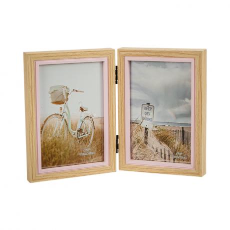 Фоторамка дерев’яна настільна 24×17×1,5 см на 2 фото DR6064*2-4*6 Фоторамка дерев’яна настільна 24×17×1,5 см на 2 фото DR6064*2-4*6