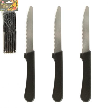 Набір кухонних ножів 12шт з хвилястою заточкою 18,5см ZP7-12Y Набір кухонних ножів 12шт з хвилястою заточкою 18,5см ZP7-12Y