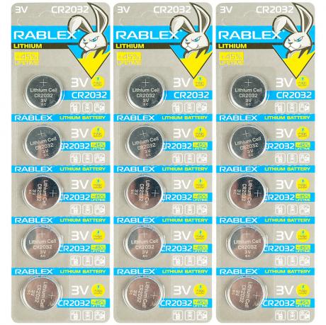 Батарейка RABLEX таблетка 3V CR2032 Батарейка RABLEX таблетка 3V CR2032