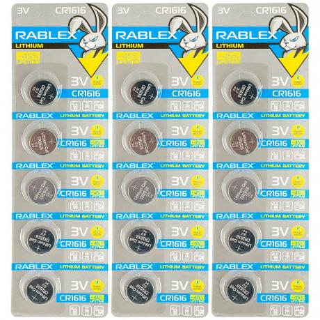 Батарейка RABLEX таблетка 3V CR1616 Батарейка RABLEX таблетка 3V CR1616