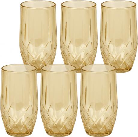 Склянка тонована скляна 450мл DSKB502-2C Золото Склянка тонована скляна 450мл DSKB502-2C Золото