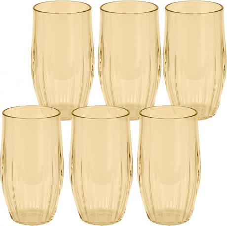 Склянка тонована скляна 450мл DSKB502-2D Золото Склянка тонована скляна 450мл DSKB502-2D Золото