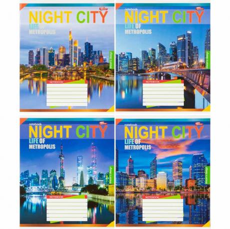 Зошит кольоровий 24 листи, клітина 3866 Зошит кольоровий 24 листи, клітина 3866