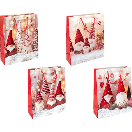 Пакет подарунковий Новий Рік 18х21,5х8см 2575-1 Пакет подарунковий Новий Рік 18х21,5х8см 2575-1