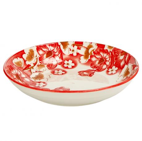 Тарілка керамічна 7-ка з візерунком D18*5см 300мл 6895-58 Тарілка керамічна 7-ка з візерунком D18*5см 300мл 6895-58