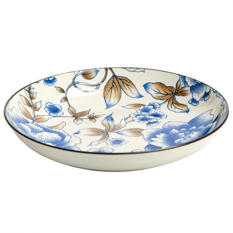 Тарілка керамічна 8-ка з візерунком D20,5*5,5см 500мл 6895-143 Тарілка керамічна 8-ка з візерунком D20,5*5,5см 500мл 6895-143